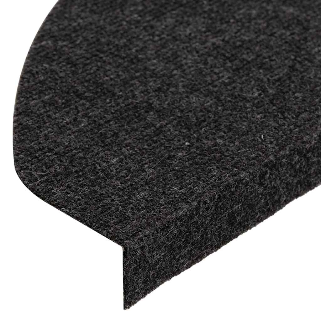 Self Adhesive Stair Treads 30 pcs Black 65 x 22.5 x 3.5 cm