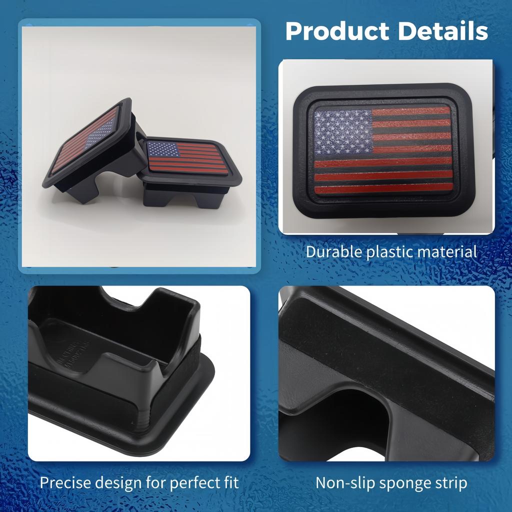 2x Красно-белые заглушки для карманов стоек заднего борта грузовика для Dodge Ram 1500 2500 2019-2025 Защитные аксессуары