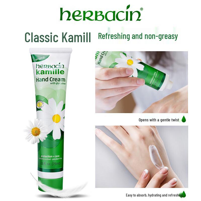 Herbacin Classic Chamomile Hand Cream Twin Pack