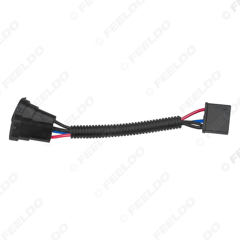 LEEWA 1PC Auto Headlight Lamp Wiring Socket Adapter H4-21 To H11-11 Double Female Connector Plugs Car Light Wire Cable #CA2183