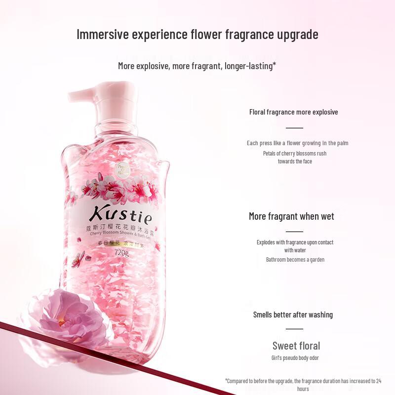 Costin Cherry Blossom & Rose Petal Shower Gel (2 x 720g)