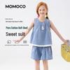 Девочковый летний джинсовый комплект MOMOCO