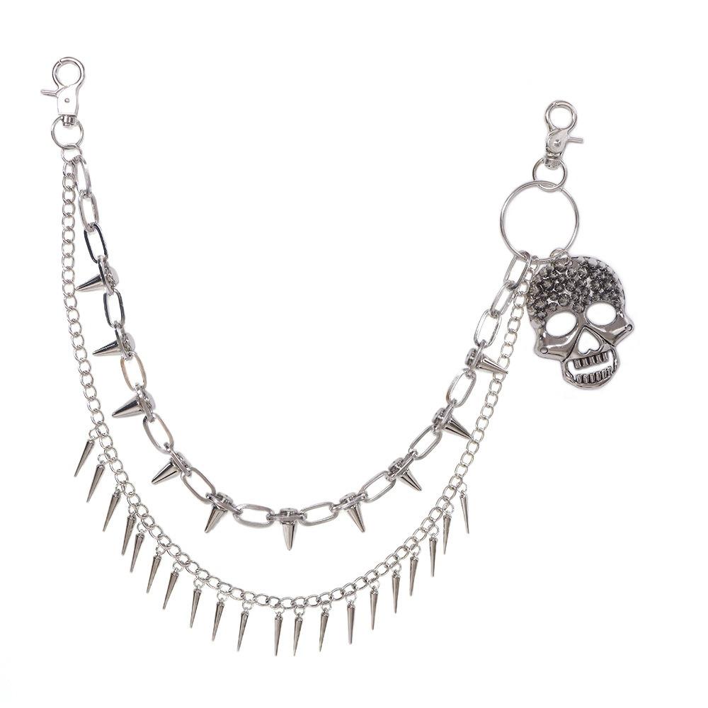 Metal Punk Belt Chain Hip Hop Pants Chain Fashion Tassel Jeans Chain Male