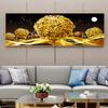 Golden Fortune Tree Deer Canvas Painting Nordic Posters And Prints Home Decor Wall Art Pictures For Living Room Bedroom No Frame