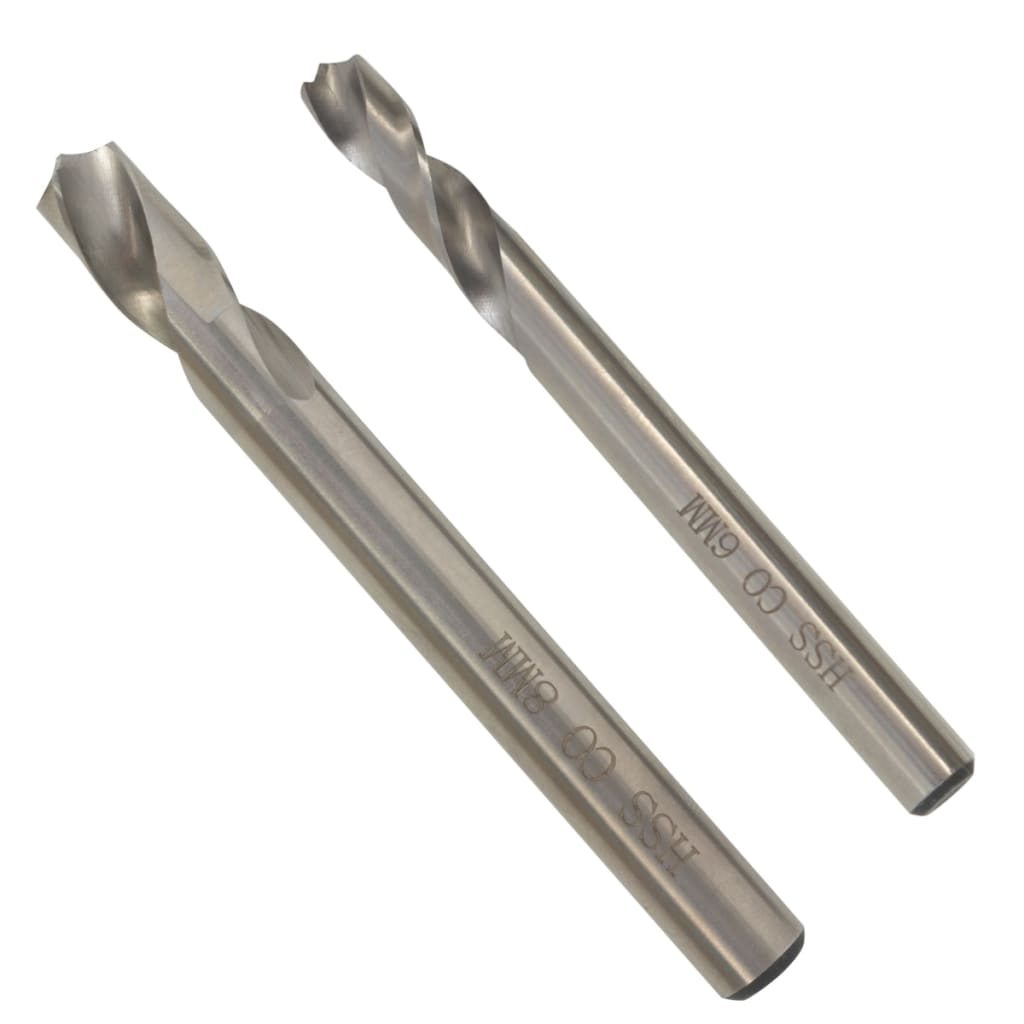 2 Piece Spot Weld Drill Set 6 8 mm HSS