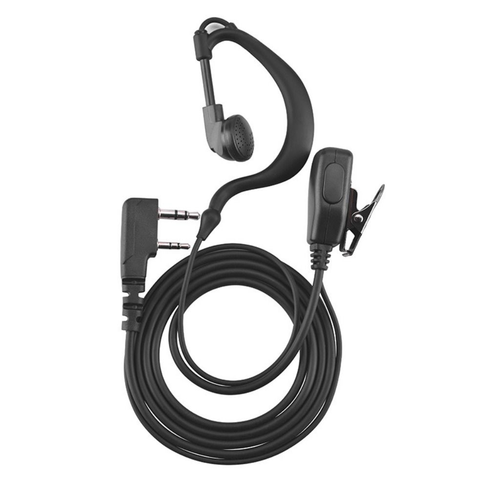 Earhook Design Two Wired Earpiece Wired Walkie Wired Earphone Indoor Outdoor Communication