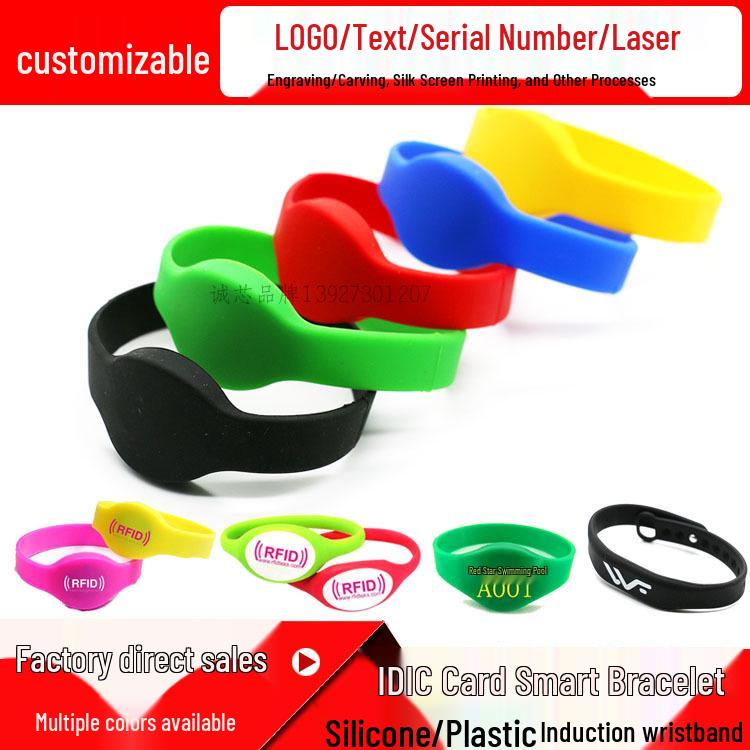 Silicone RFID Sauna & Pool Wristband ID/IC Tag