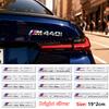 Gloss Black Rear Trunk Letter Badge For BMW M135i M240i M340i M340d M440i M550i M530i M760Li ABS M Logo Emblem Sticker Decal