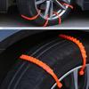 10/20Pcs Anti-Slip Car Wheels Chain Double Grooves Cable Ties Anti-Skid Snow Chains  Emergency