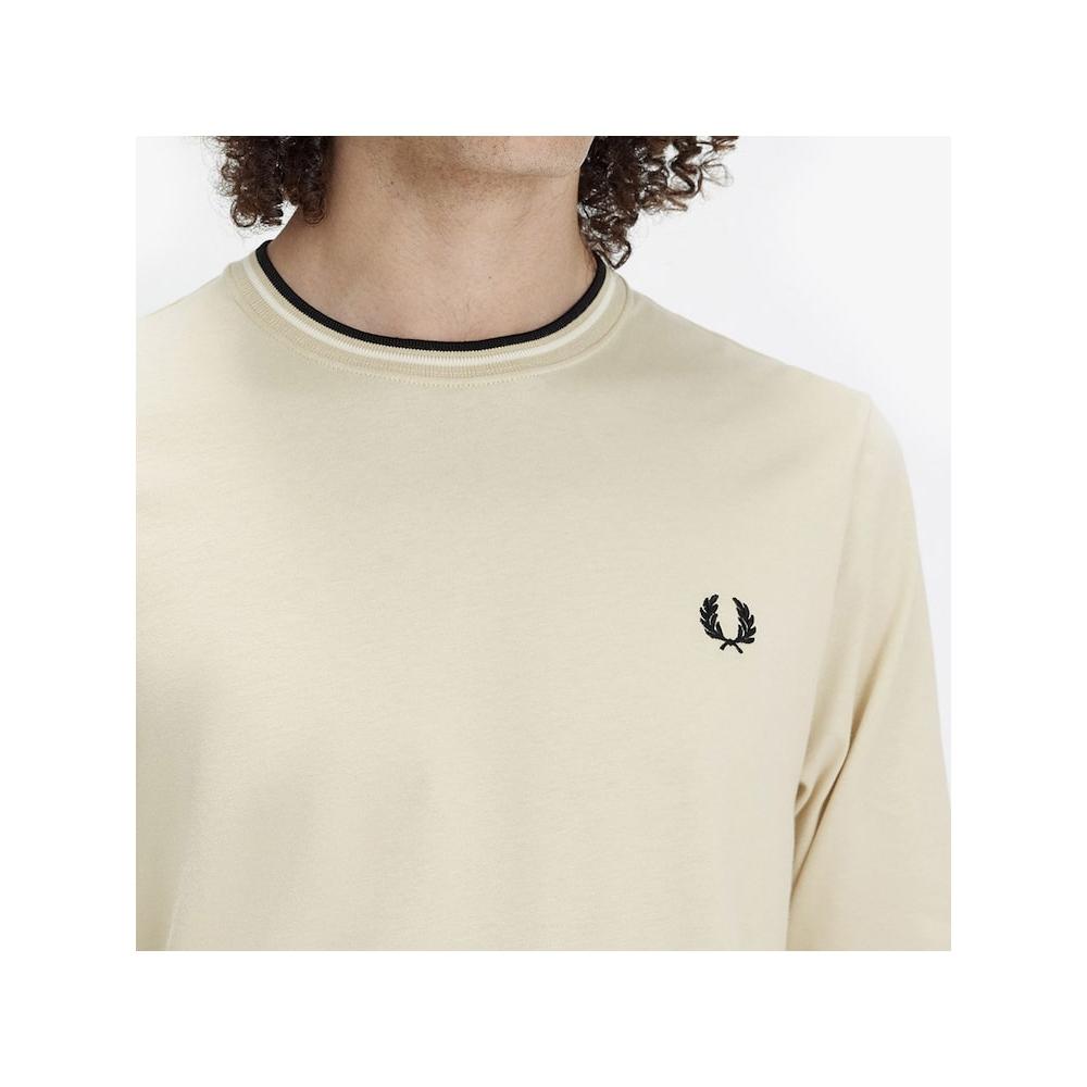 Fred Perry [genuine HeadquarTers] Fred Perry [baseline] Long Sleeve Twin Tip T shirT  U87  Afpm2419602 U87 qzgAfpm2419602 U87
