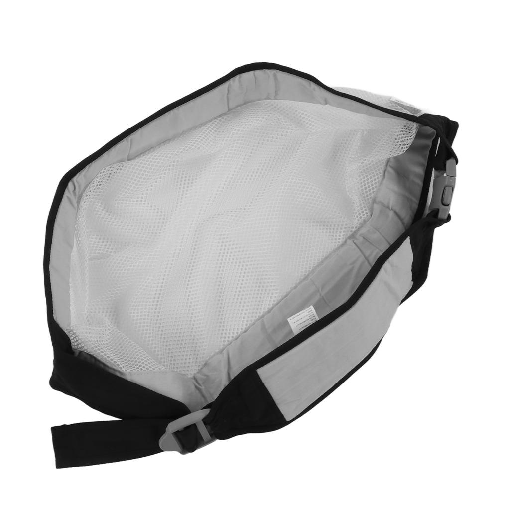 Baby Sling Carrier Multifunctional Foldable Ergonomic Breastfeeding Wrap for Baby Infant Gray