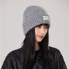 Буквенная Ткань Шерстяная Шапка Шапка с Косами Осень и Зима Теплая и Ветрозащитная Шапка с Защитой Ушей Универсальная Вязаная Шапка для Мужчин и Женщин