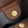 Suede Shoulder Bag Retro Design Large Capacity Crossbody Handbag Adjustable Strap
