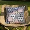 Colorful Patchwork Pattern Cushion Cover Soft Reversible Durable Pillow Cover MultiScene Use for Home Car Daily Comfort