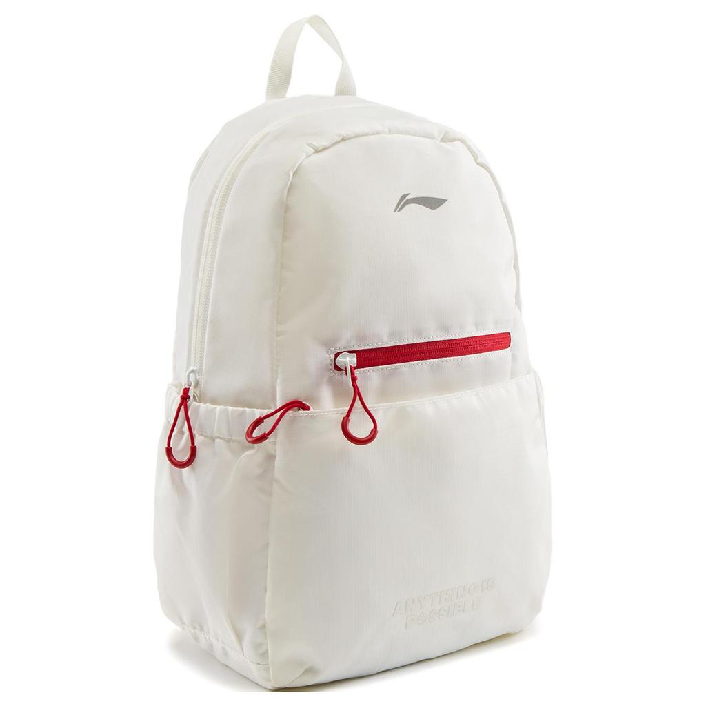 New LiNing Polyester Backpack Unisex Ivory ABSV111-2