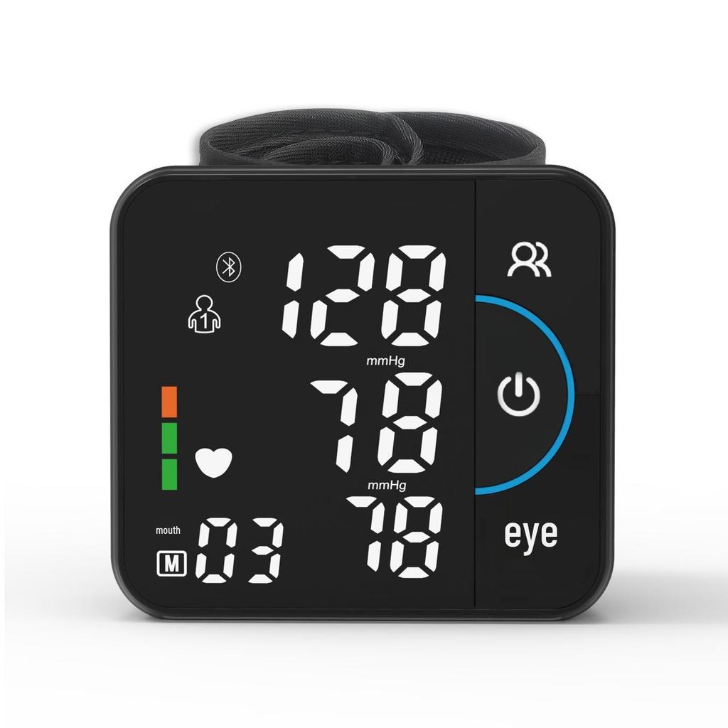 ALESHON IoT Bluetooth/WiFi GPRS Светодиодный наручный монитор артериального давления с литиевой батареей