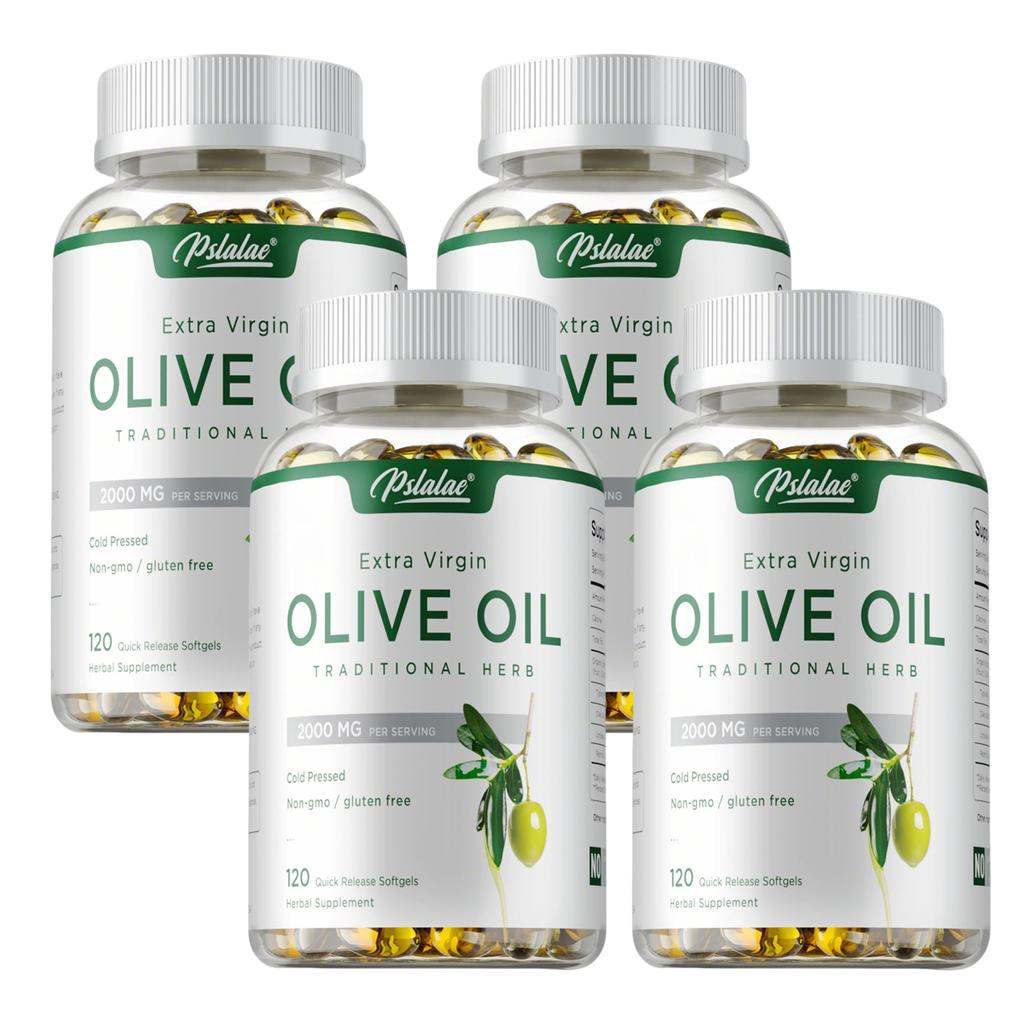 Extra virgin olive oil softgels, 2000 mg, antioxidant support, suitable for both men and women.
