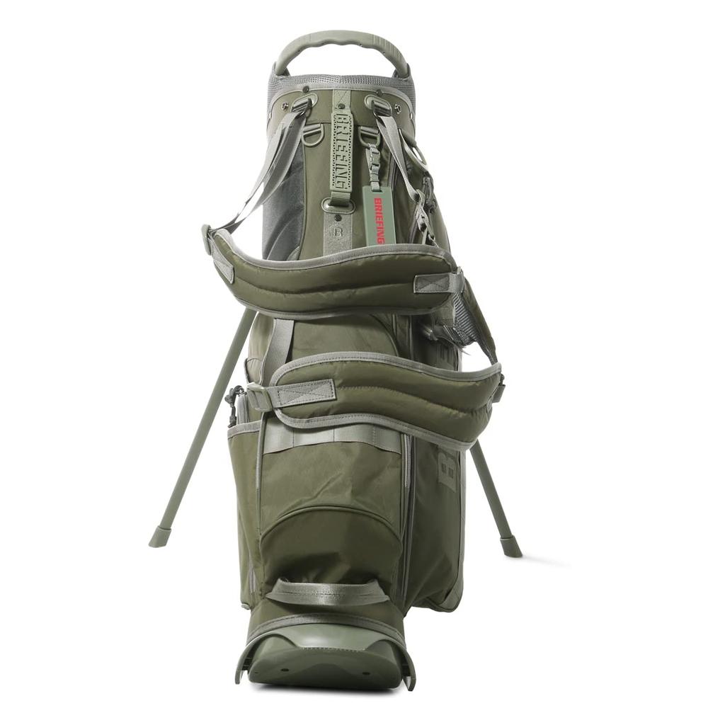 Сумка для гольфа с подставкой, тип 5 делений, совместимая с 47-дюймовым дисплеем BRG223D24 Wolf Gray XP WOLF GRAY Легкая водонепроницаемая 22AW GRAY [Брифинг] 3,1 кг 9,5