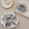Корейские аксессуары резинки для волос эластичная лента для девочек женщин скранчи цветы фасинаторы элегантный винтажный популярный ведущий модный