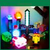 Ночник с меняющимся цветом в стиле Minecraft с перезаряжаемым фонариком ABS для детей