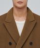 Musinsa Standard Cashmere Blend Daddy Shoulder Double Long Coat [Tan Brown]