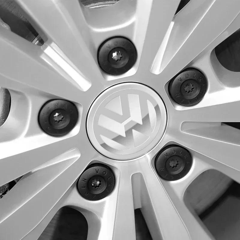 Для VW Новый 4 шт. 56/60/65/70/75 мм Колпачки ступицы колеса автомобиля Наклейка Значок Для Volkswagen VW B5 GTI Golf 5 7 Caddy Passat b6 Tigua