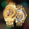 Reloj Hombre роскошные автоматические часы мужские механические часы с полым циферблатом для мужчин модные часы из нержавеющей стали