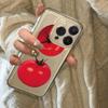 Милый Чехол-Помидорка для Samsung Galaxy S24 S23 S22 S25 Ultra Plus Ударопрочный Мягкий Прозрачный Чехол S22+ S23+ S24+ S25+ Корпус