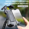 VIKEFON 360° Rotatable Universal Riding Holder Cycling Racks Anti Shock Bicycle Riding Bracket for Motorcycles Electric Vehicles