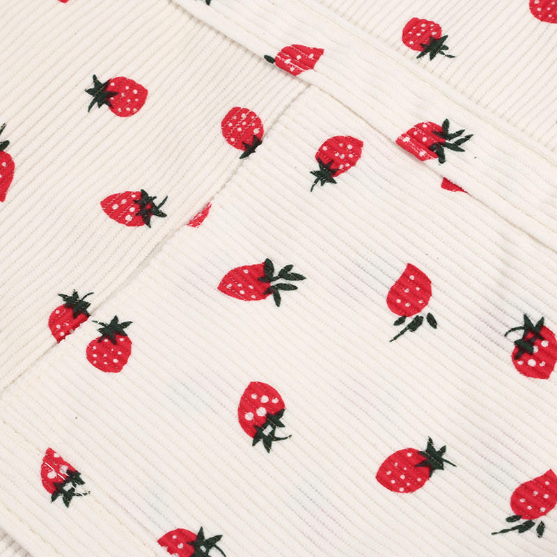 Холщовая сумка-тоут с принтом клубники - Вместительная сумка на одно плечо для хранения, Модная повседневная женская сумочка