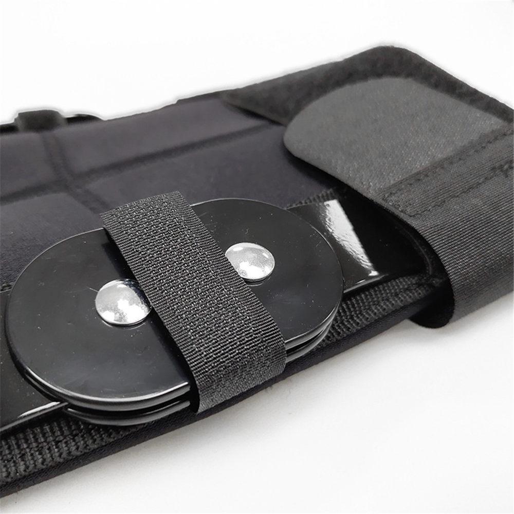 Неопреновый наколенник с двойными металлическими стабилизаторами и регулируемыми ремнями для поддержки ПКС, БКС и мениска