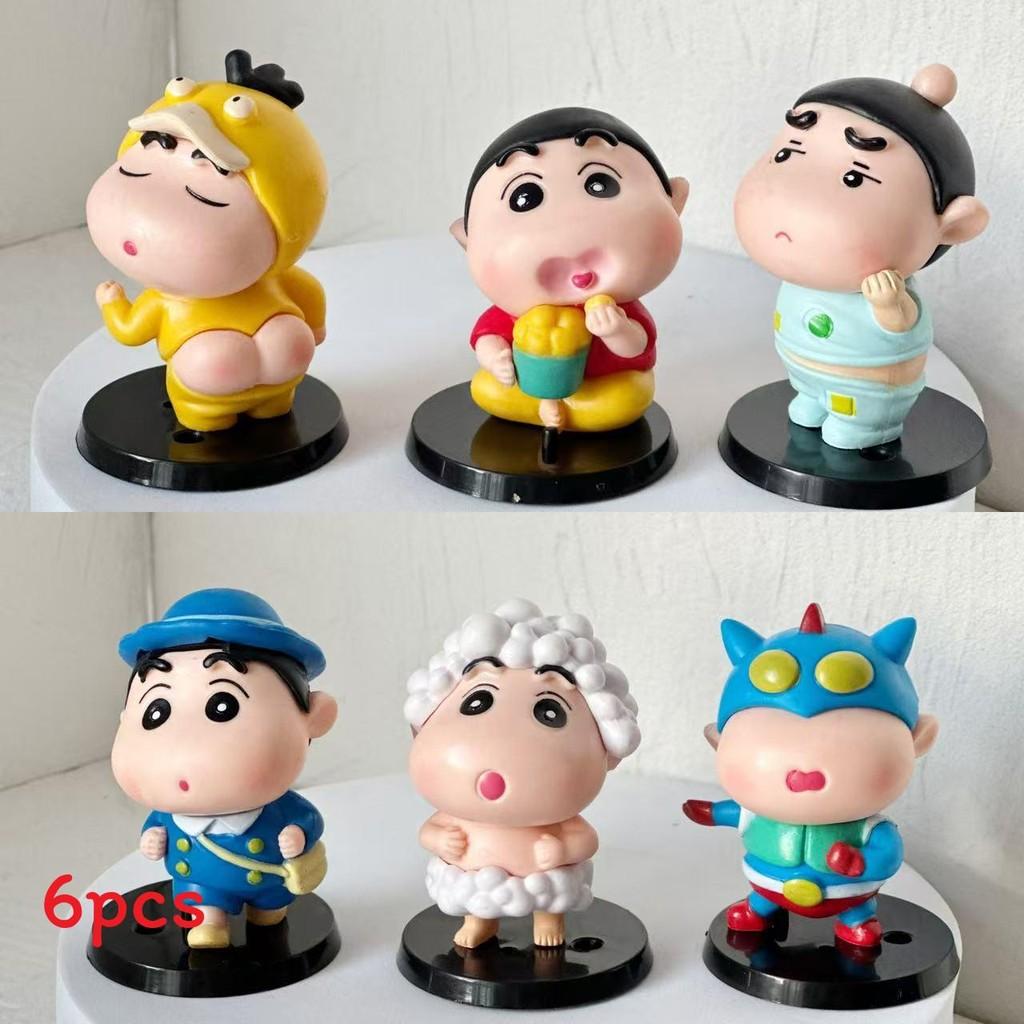 Pvc Shinchan Crayon Desk Ornament With Fun Series Design For Kids Student Gifts