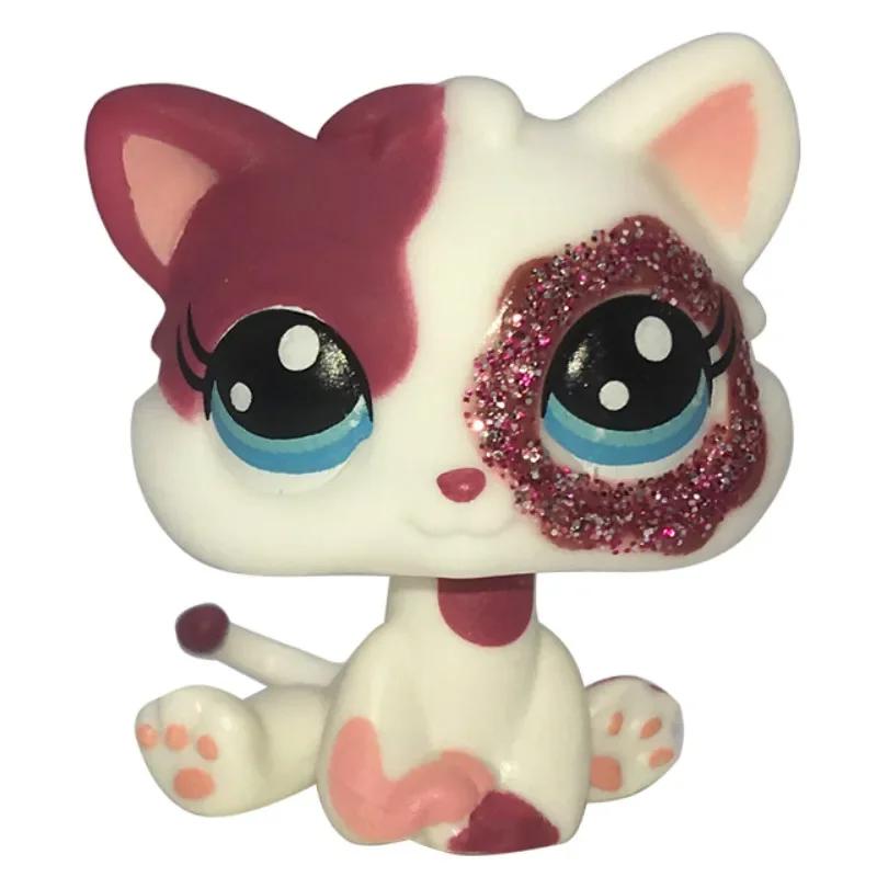 Редкая игрушка Littlest Pet Shop Lps Мини-подставки Котенок с короткой шерстью Старые фигурки Коллекция Al Игрушка на пружинке