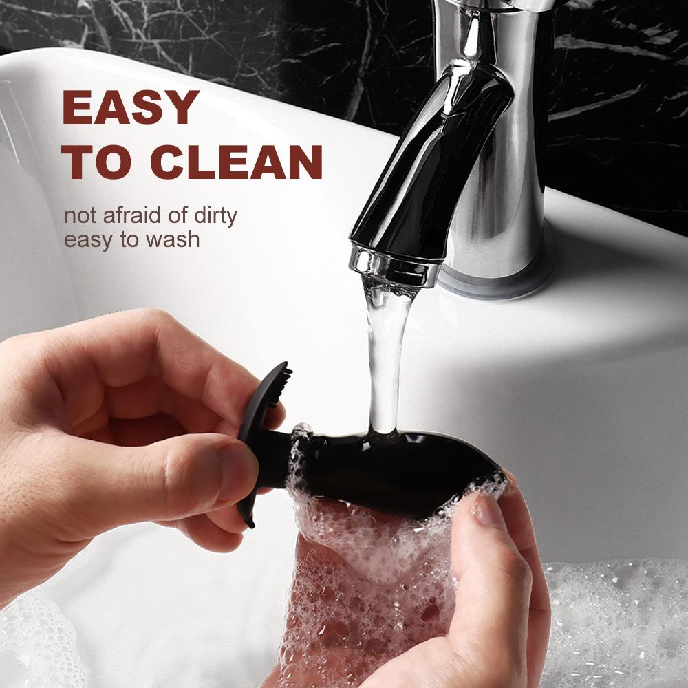 Вибратор для ануса с управлением через приложение, Беспроводная перезаряжаемая силиконовая анальная пробка, Тихий, Множество режимов вибрации для пар