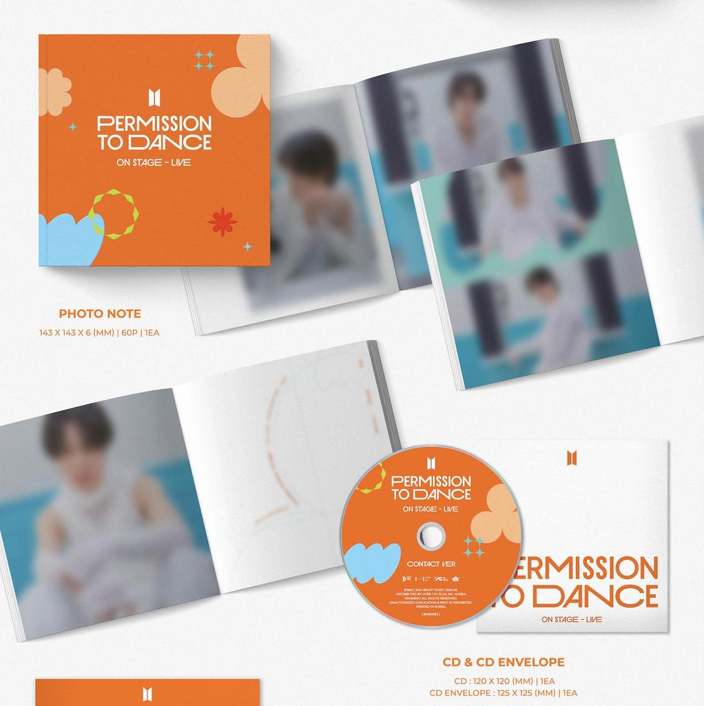 POB (Преимущество предзаказа) BTS - PERMISSION TO DANCE ON STAGE - Вживую