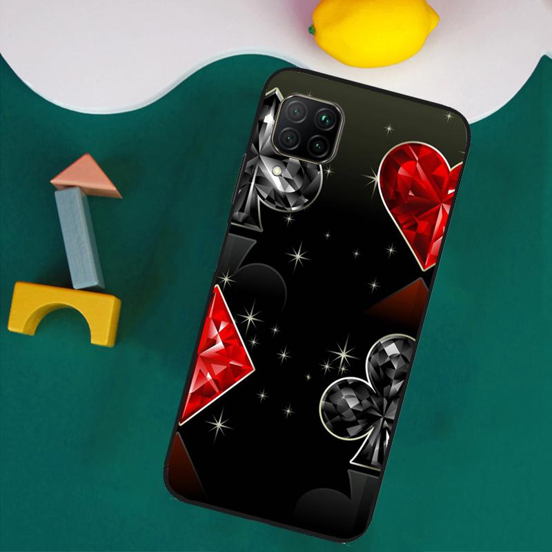 Чехол для Huawei Nova Y73 Y72 Y70 Y90 Y60 Y61 Y91 12s 12i 11i 8i 9 10 SE P40 Lite P30 P60 Pro с рисунком Туз пик для покера