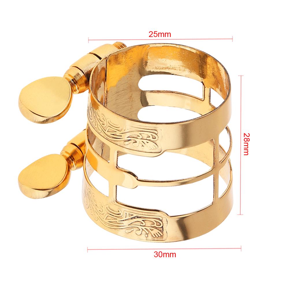 Alto Saxophone Carved Metal Ligature Alto Sax Clarinet Mouthpiece Ligature