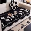 Summer Tulip Sofa Cover Decor Non-Slip Mat Couch Slipcover Protector Universal Irregularity Sofa Cushion European Style Retro