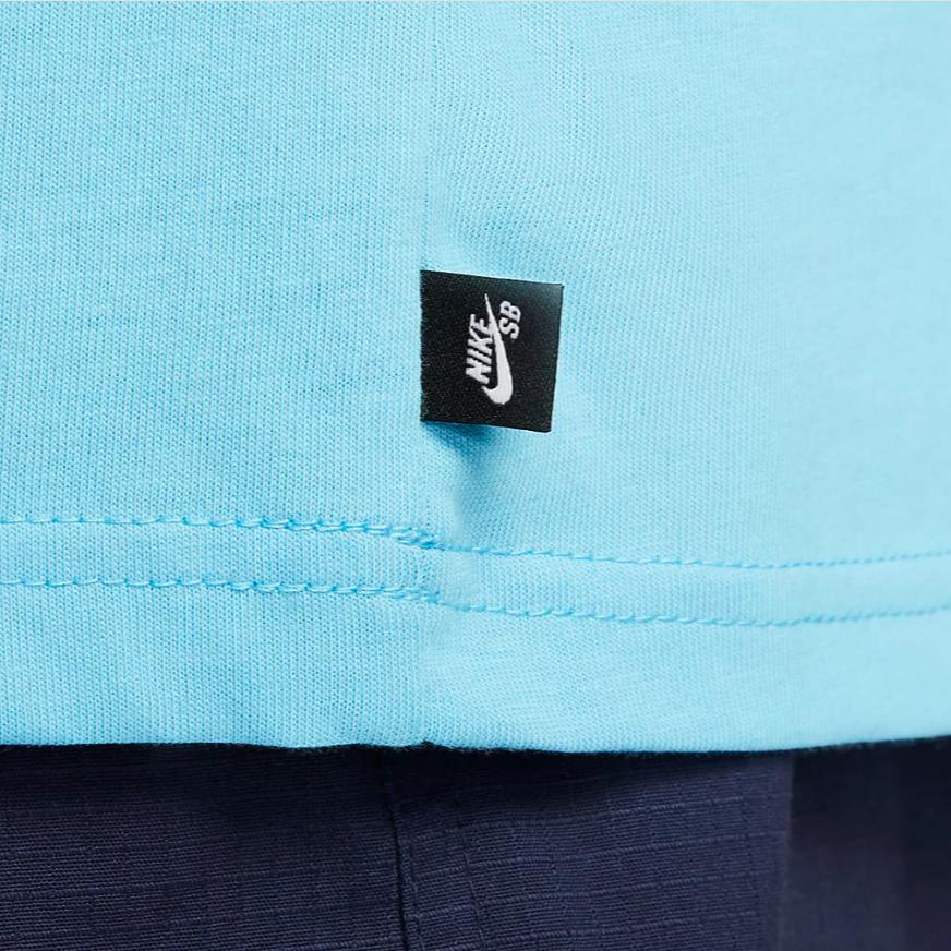 Nike SB Skateboard Print Casual Short Sleeve T-Shirt Men Tops Baltic-Blue FJ1138-416