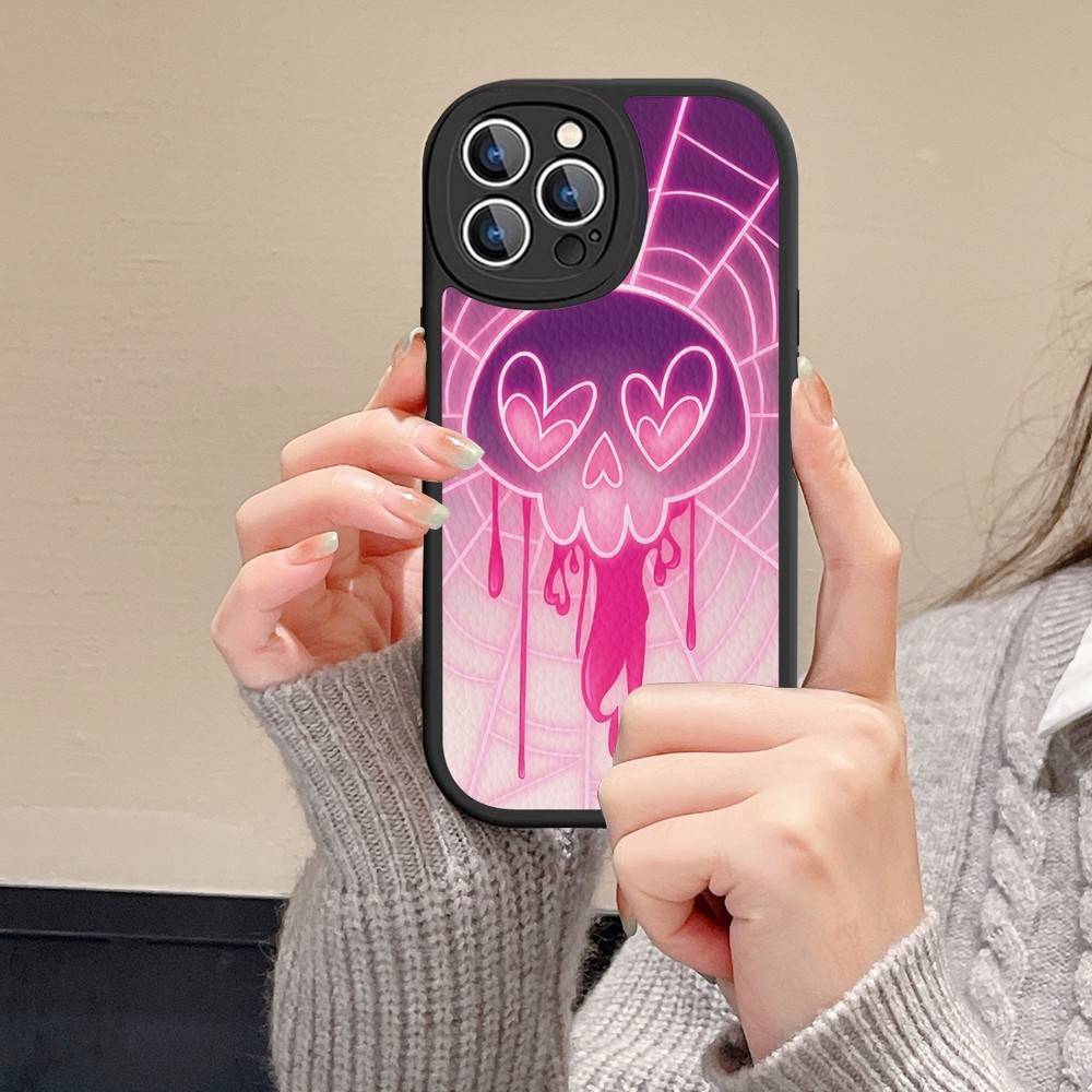 Hey A_Arnolds Cartoon Leather Phone Case For IPhone 16 14 15 Pro Plus 13 12 11 Pro Max Silicone Cover