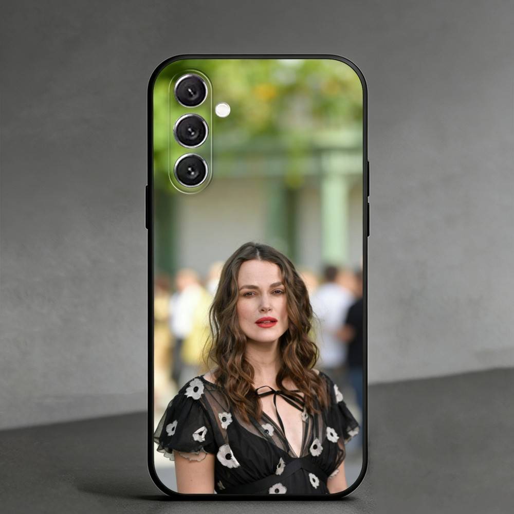Чехол для телефона K-Keira Knightley для Samsung Galaxy A91,80,73,72 ,71,53,52,32 ,31,22,21s,20, Мягкий черный чехол