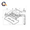 Алюминиевая клапанная крышка двигателя для BMW Mini R55 R56 R57 R58 R59 2007-2015 11127646555 11127585907 11127572854 11127561714