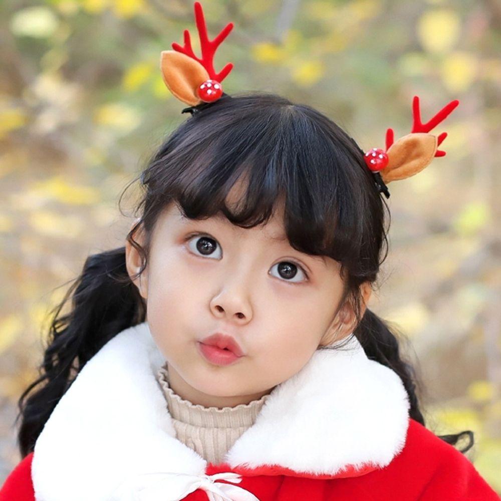 Косплей на вечеринку Оленьи уши Рога Красивые заколки для волос Аксессуары для волос Шпильки Рождественские заколки