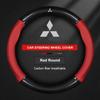 For Mitsubishi Outlander Pajero Asx Colt Lancer EX Evolution X L200 Triton RALLIART Delica Eclipse Car Steering Wheel Cover