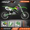 Powerzone Custom Graphics MX Stickers for Kawasaki KX125 KX250 KX 125 250 1999 2000 2001 2002