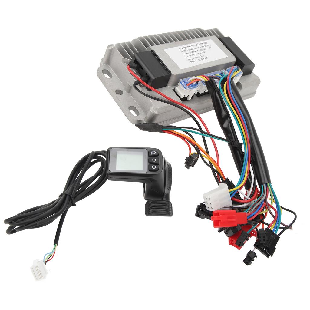 36V 48V 1000W 38A Контроллер мотора электровелосипеда 128DX Курковый газ с дисплеем Набор для переоборудования электровелосипеда