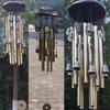 Large Wind Chimes Pendant Outdoor Metal Hollow Tubes Church Wind Chimes Bells Balcony Yard Garden Hanging Bell Home Decoration