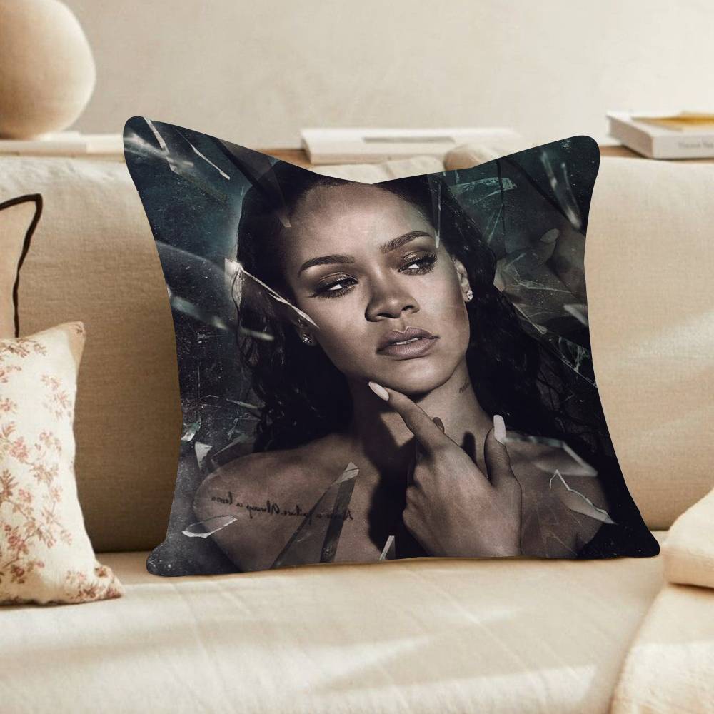 Famous Singer Rihanna Pop Music Personalized Pillow Cover Kids Bedroom Wild Party Decor Pillowcase kid Birthday shower Gift