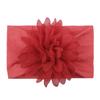 Baby Headband Flower Design Solid Color Baby Girls Hairband