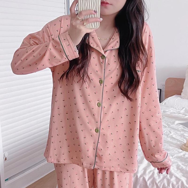 Весна и осень, новый женский классический ретро-стиль, пижамный комплект для дома, пижамный комплект для девочек, тонкий студенческий комплект для дома